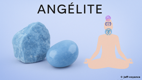 Angélite – Un lien angélique pour apaiser, guider et inspirer - Esoboutik Brest Pierre bleue spirituelle : découvrez les vertus de l’angélite - Esoboutik Brest
