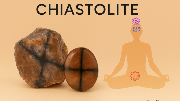 Pierre marquée de sagesse : découvrez la chiastolite en lithothérapie - Esoboutik Brest