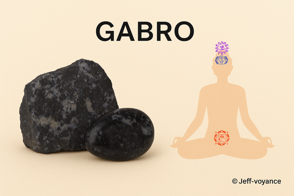 Pierre de guidance et de lucidité : découvrez la gabro - Esoboutik Brest Les bienfaits de la gabro : ancrage, médiumnité et conscience spirituelle - Esoboutik Brest