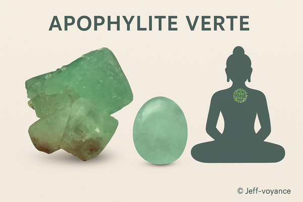 Apophylite verte : propriétés, usages et message subtil - Esoboutik Brest