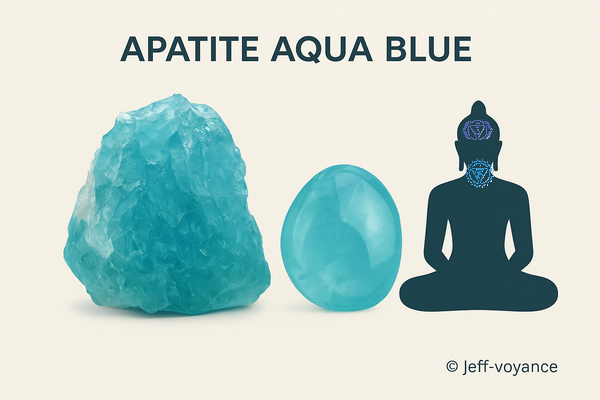 Apatite bleue claire : voix, fluidité et vibration - Esoboutik Brest