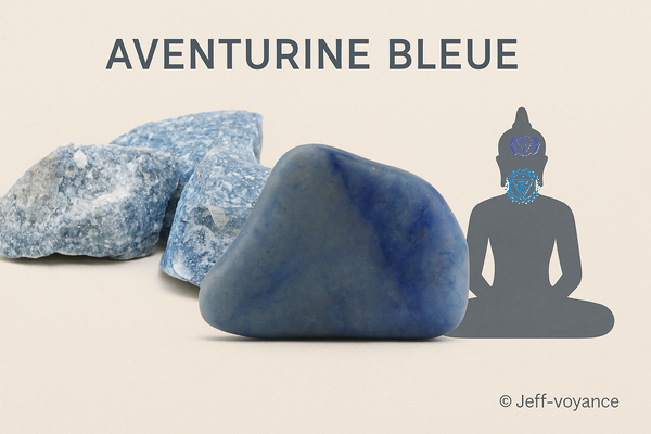 Les bienfaits de l’aventurine bleue en lithothérapie - Esoboutik Brest Aventurine bleue : vertus, usages et message symbolique - Esoboutik Brest