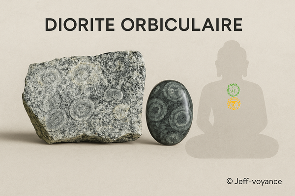 Diorite orbiculaire : harmoniser le cœur et le mental - Esoboutik Brest Pierre des cycles de vie : vertus de la diorite orbiculaire - Esoboutik Brest