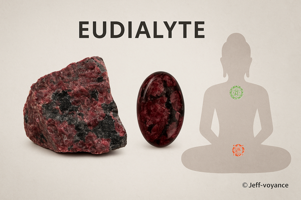 Comment utiliser l’eudialyte pour s’ancrer dans l’amour - Esoboutik Brest Eudialyte : une pierre rare pour traverser les bouleversements intérieurs - Esoboutik Brest