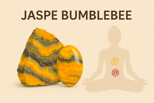 Jaspe Bumblebee : Éveillez votre Plexus Solaire et Avancez avec Courage - Esoboutik Brest Jaspe Bumblebee : Pierre d’Énergie, de Vitalité et de Transformation - Esoboutik Brest
