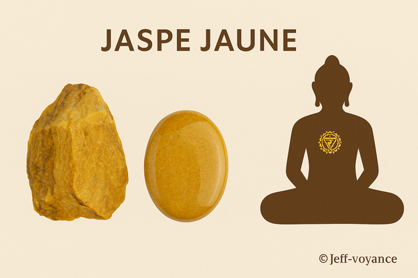 Le jaspe jaune, une pierre solaire pour renforcer la confiance en soi - Esoboutik Brest Le jaspe jaune, allié de la détermination et de la joie de vivre - Esoboutik Brest