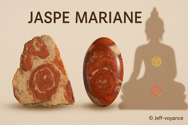 Le jaspe mariane, allié de la vitalité et de la résilience - Esoboutik Brest Reconnectez-vous à la Terre et à vos ressources avec le jaspe mariane - Esoboutik Brest