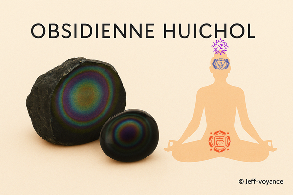 Pierre chamanique et vibratoire : l’obsidienne arc-en-ciel en lithothérapie - Esoboutik brest Obsidienne Huichol – Mémoire de l’âme et lumière multidimensionnelle