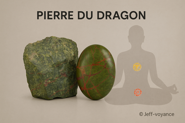 Pierre du dragon : protection, ancrage et maîtrise de soi - Esoboutik Brest Une alliée pour renaître : vertus de la pierre du dragon - Esoboutik Brest