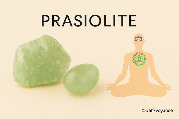 Les bienfaits de la prasiolite : cœur, clarté et sérénité - Esoboutik Brest