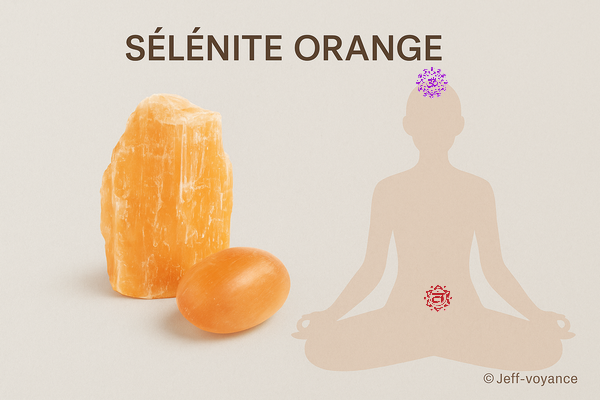 Sélénite orange : allier ancrage et élévation spirituelle - Esoboutik Brest