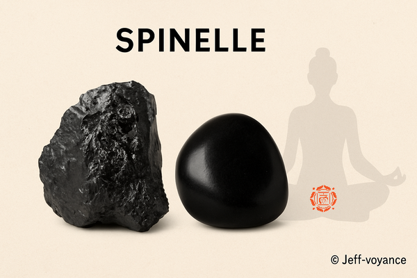 Spinelle Noir : Stabilité, Confiance et Purification Énergétique - Esoboutik Brest Spinelle Noir : Un Rempart Énergétique pour le Corps et l’Esprit - Esoboutik Brest